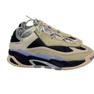 Adidas Women's NITEBALL GX8820 Suede Beige Purple Sneakers Shoes Size 6